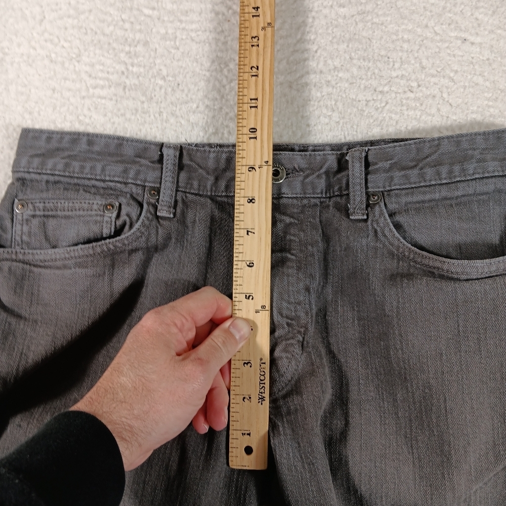 Bonobos Jeans Mens 34x32 (32x30) Gray Travel Jean Slim Straight Stretch - Picture 12 of 15